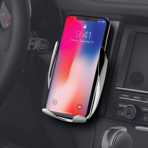 Automatic Clamping Wireless Phone Car Charger