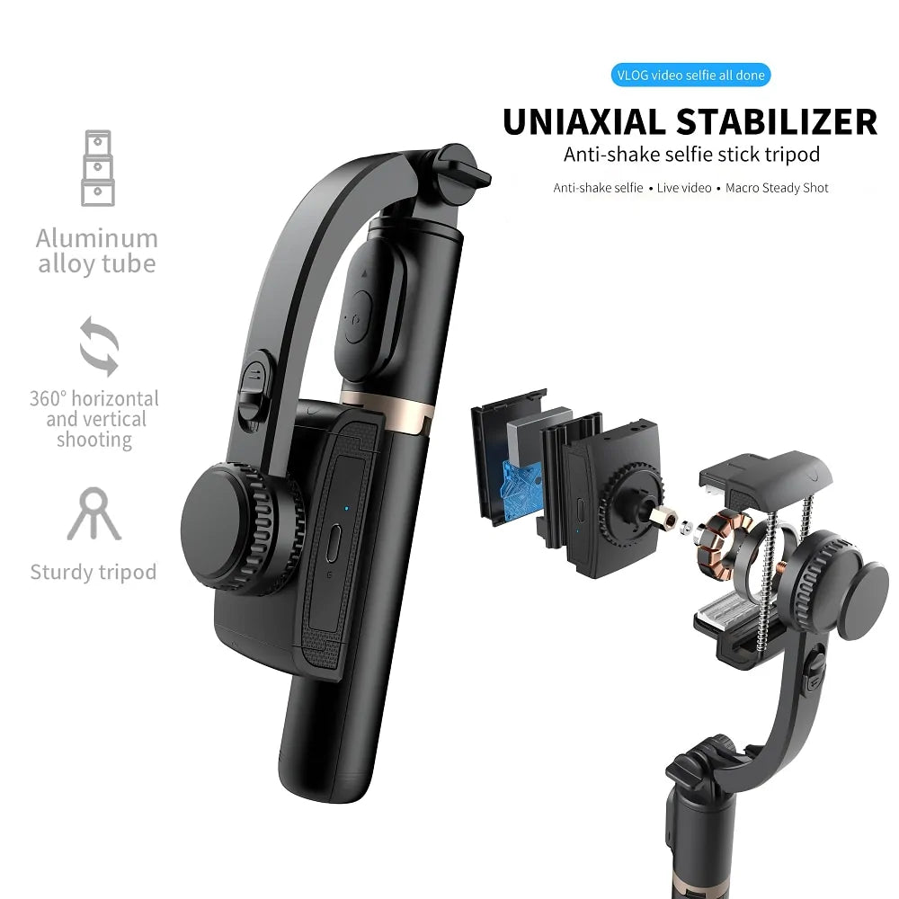 FANGTUOSI Handheld Gimbal Stabilizer for Smartphone and Action Camera Video Recording