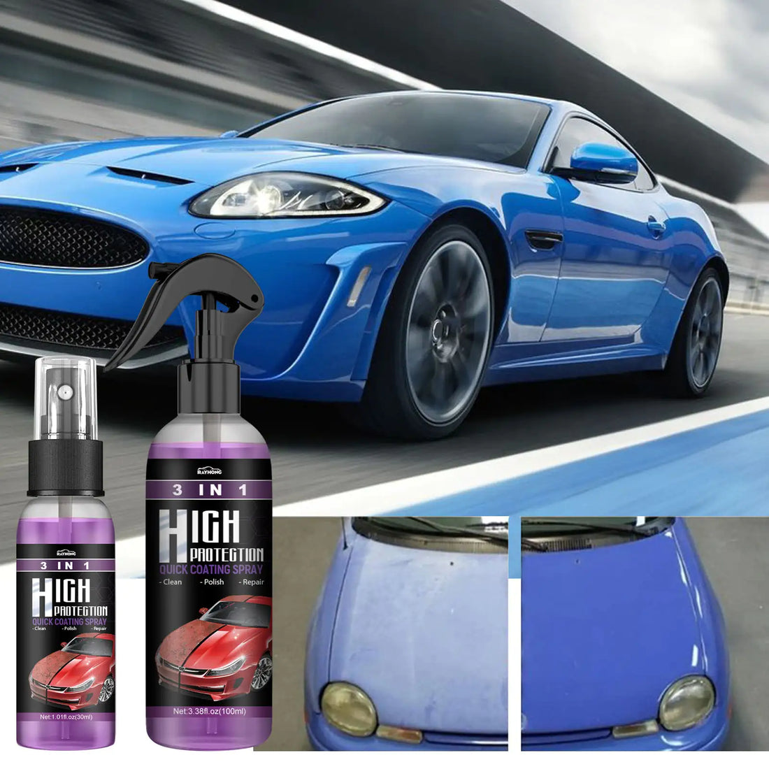 Spray restaurador de pintura para automóviles Ultra Fix