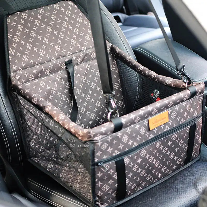 Dog Car Seat Travel Accessories Double Thick Mesh Hanging Bag