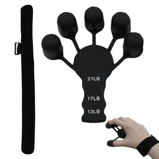 Silicone Grip Strengthener - Finger Exerciser for Gym Fitness and Training