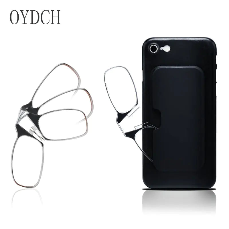 Legless Clamp Nose Reading Glasses For Both Men And Women +2.00 +2.50
