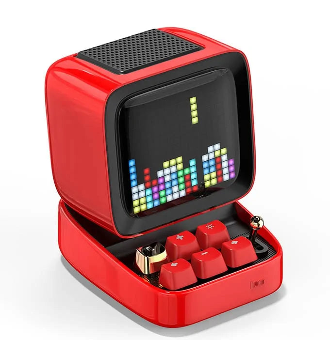 Divoom Ditoo Retro Pixel Art Bluetooth Portable Speaker and Alarm Clock