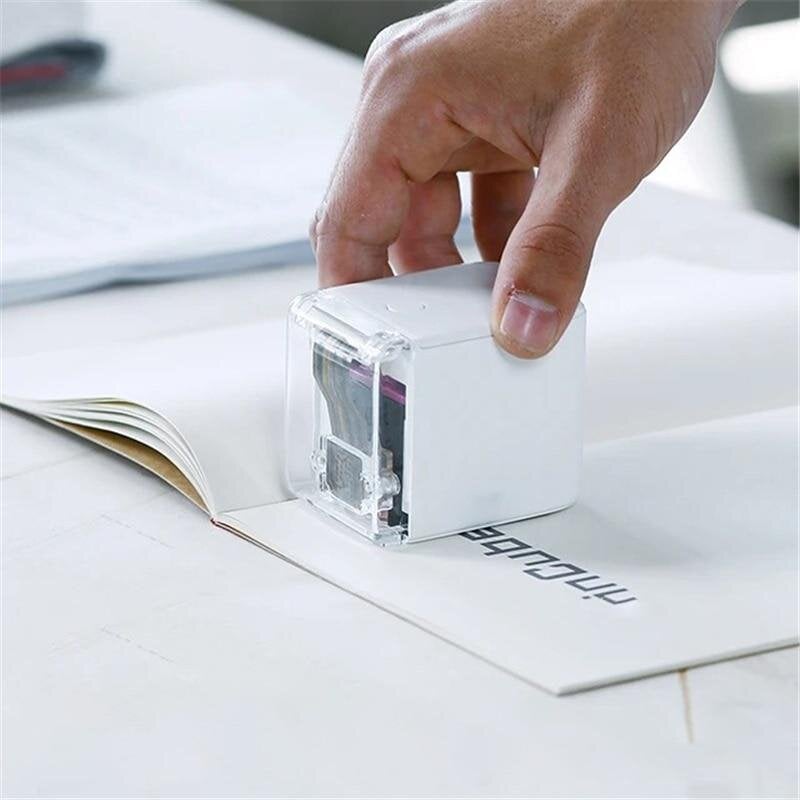 Mini impresora de inyección de tinta a color portátil con Bluetooth 