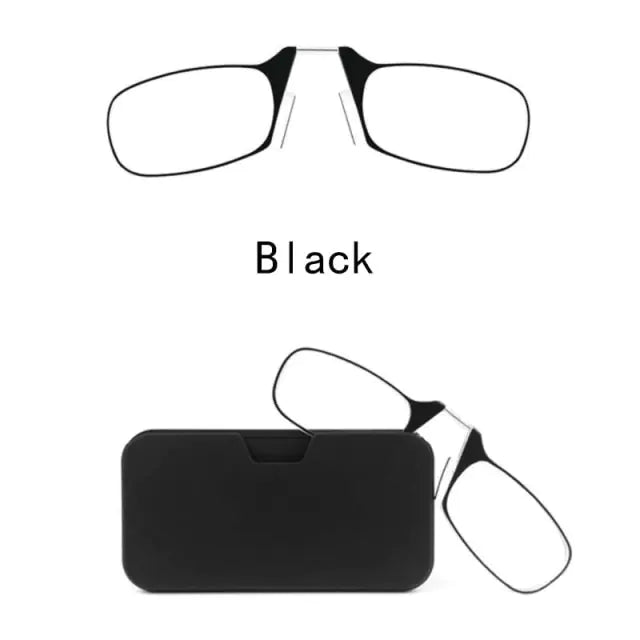 Legless Clamp Nose Reading Glasses For Both Men And Women +2.00 +2.50
