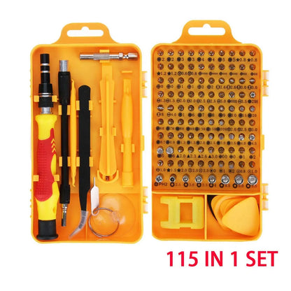Precise: 115-in-1 Precision Screwdriver Set for Mobile Phone and Watch Repair