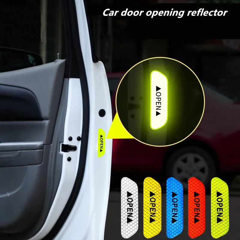 Accesorios para automóviles con cinta reflectante de advertencia trasera automática